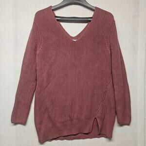 Pact Women's Sweater Cardigan in Dusty Rose